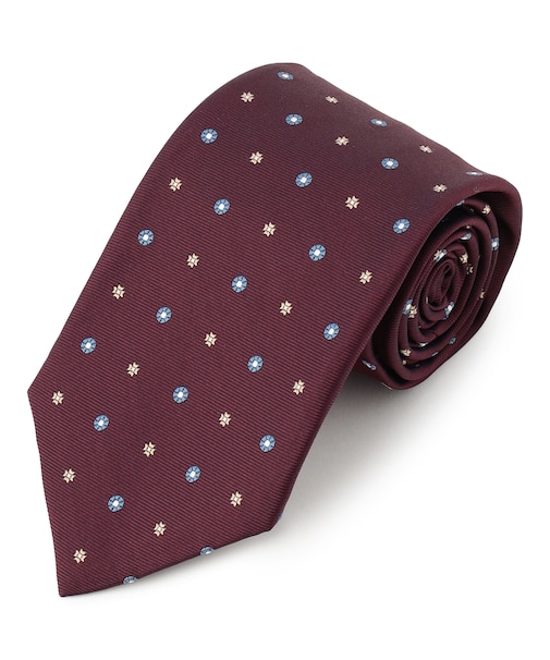 【VINTAGE JACQUARD COLLECTION】小紋柄 ネクタイ