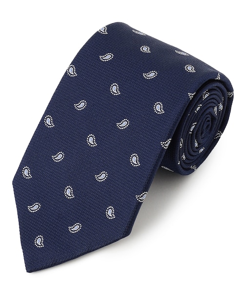 【VINTAGE JACQUARD COLLECTION】ペイズリー柄 ネクタイ