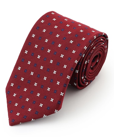 【フレッシャーズにもおすすめ】小紋柄 ネクタイ