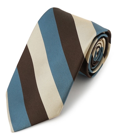 【JAPANESE TWILL&REPPE STRIPE COLLECTION】 レジメンタル ネクタイ