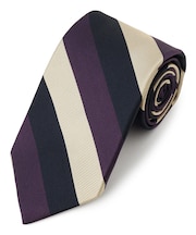 【JAPANESE TWILL&REPPE STRIPE COLLECTION】 レジメンタル ネクタイ