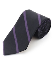 ハンドプリントポプリンレジメンタル ネクタイ