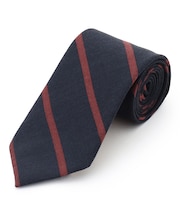 ハンドプリントポプリンレジメンタル ネクタイ