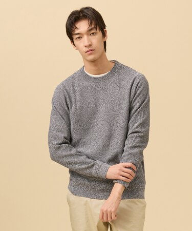 ギマコットンカノコクルーネック ニット