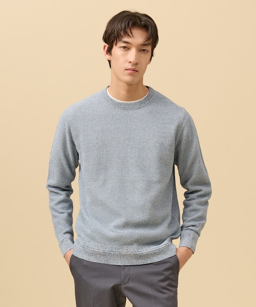 ギマコットンカノコクルーネック ニット