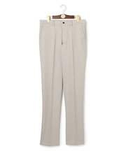 【ストレッチ】トリコチン ステムテーパード パンツ