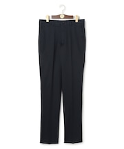 【ストレッチ】トリコチン ステムテーパード パンツ