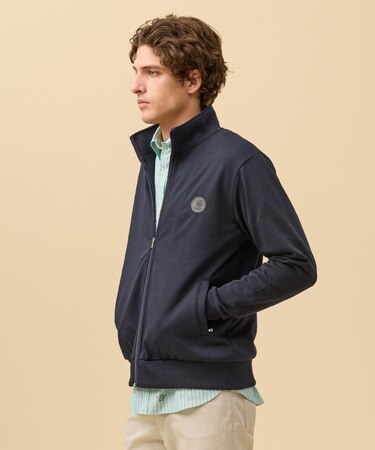 オーバルワンポイント トラックジャケット