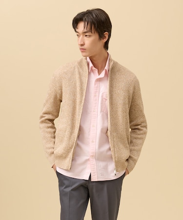 ギマコットンフルジップ カーディガン