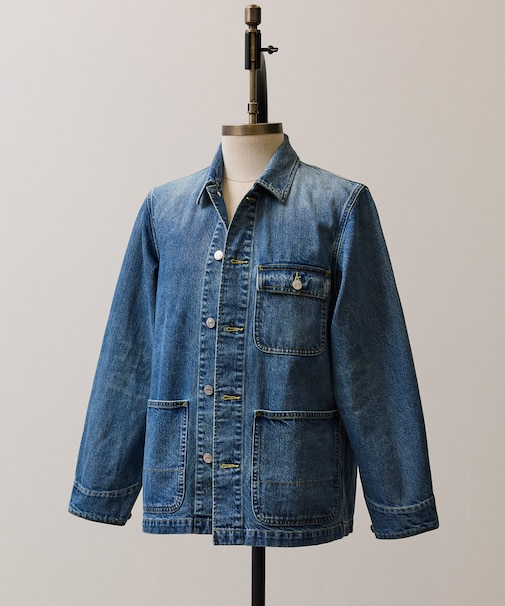 ヴィンテージライク デニム カバーオール