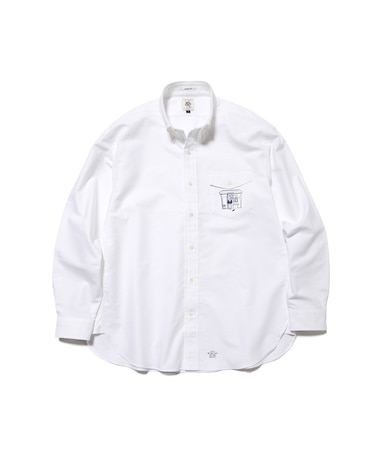 【AaronChang】【UNISEX】コットンダンガリー シャツ / B.D. / Baggy-Fit