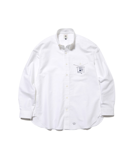 【AaronChang】【UNISEX】コットンダンガリー シャツ / B.D. / Baggy-Fit