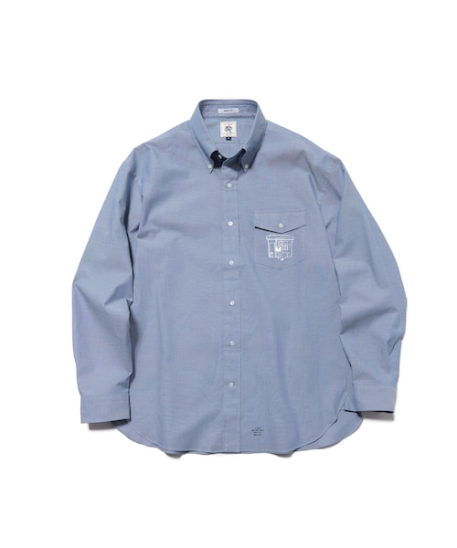 AaronChang】【UNISEX】コットンダンガリー シャツ / B.D. / Baggy-Fit