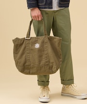 コットンキャンバス オーバルトートバッグ