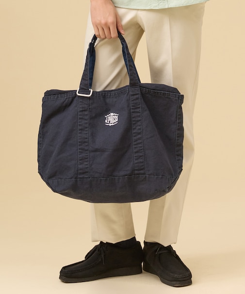 コットンキャンバス オーバルトートバッグ