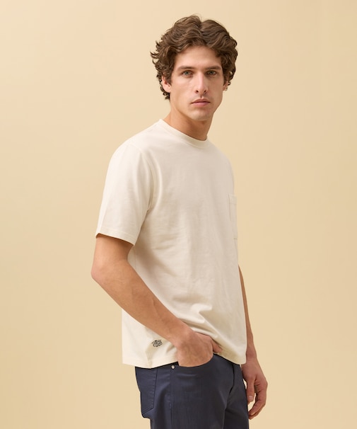 オーバーダイクルーネック Tシャツ