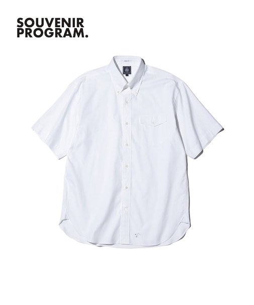 【J.PRESS ORIGINALS】【UNISEX】Oxford Half Sleeve Shirt / B.D. / Baggy-Fit