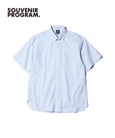 【J.PRESS ORIGINALS】【UNISEX】Oxford Half Sleeve Shirt / B.D. / Baggy-Fit