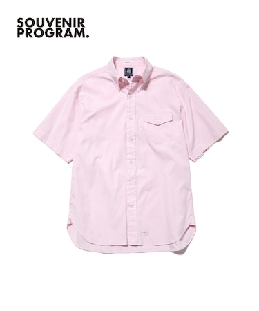 【J.PRESS ORIGINALS】【UNISEX】Oxford Half Sleeve Shirt / B.D. / Baggy-Fit