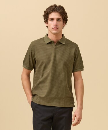 ジャケットインの最適解【接触冷感 / 吸水速乾】【J.PRESS PREMIUM JERSEY】スキッパー ポロシャツ