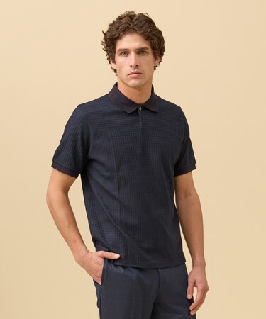 ジャケットインの最適解【接触冷感 / 吸水速乾】【J.PRESS PREMIUM JERSEY】スキッパー ポロシャツ