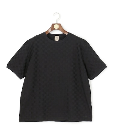 【KING SIZE / 接触冷感 / 吸水速乾】【J.PRESS PREMIUM JERSEY】アーガイルリンクス Tシャツ