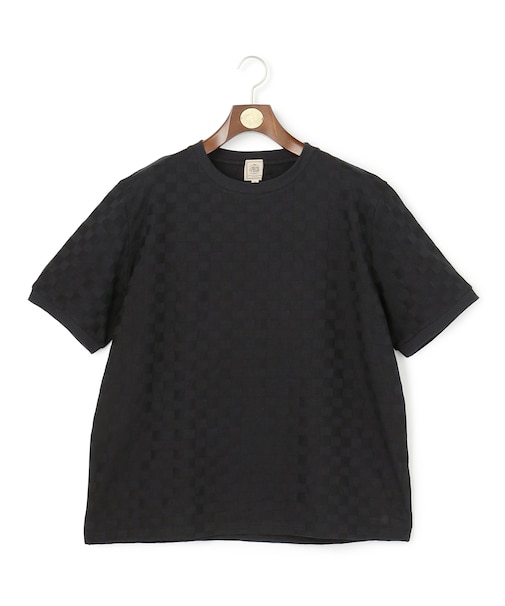 【KING SIZE / 接触冷感 / 吸水速乾】【J.PRESS PREMIUM JERSEY】アーガイルリンクス Tシャツ