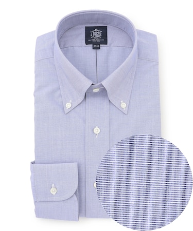 【PREMIUM PLEATS / 形態安定】スーピマコットンエンドオンエンド シャツ / B.D.