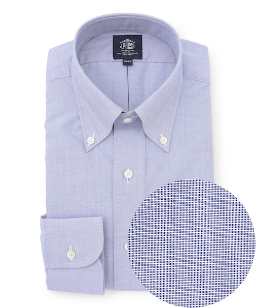 【PREMIUM PLEATS / 形態安定】スーピマコットンエンドオンエンド シャツ / B.D.