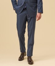 【セットアップ対応 / ストレッチ性 / 接触冷感 / 洗える】ニューコンセプトウール サマースラックス