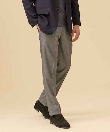 驚きの軽さ【洗える / 高通気性 / ストレッチ性 / 防シワ】バーズアイスラックス / ノータック