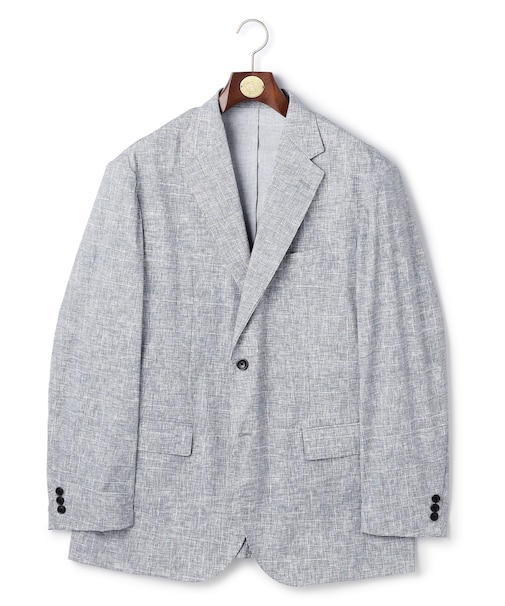 【KING SIZE / MECHANICAL】【超軽量 / 清涼感 / 洗える】 ハイパワーストレッチ リネンルックジャケット_26年モデル