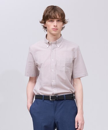 新色追加【 高通気性 / 軽量 / ノンアイロン / 撥水】【BEAT HEAT SYSTEM】半袖シャツ / B.D.