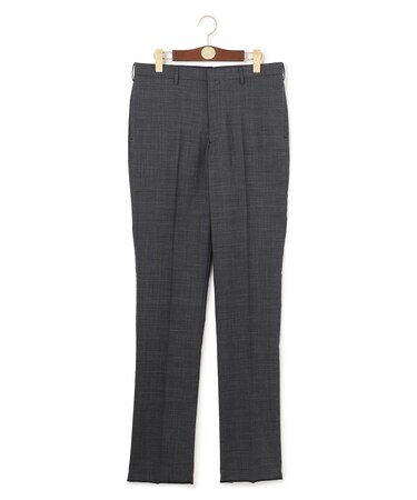 驚きの軽さ【洗える / 高通気性 / ストレッチ性 / 防シワ】グレナカートチェック スラックス / ノータック