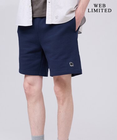 【WEB限定】バックブル スウェットハーフパンツ