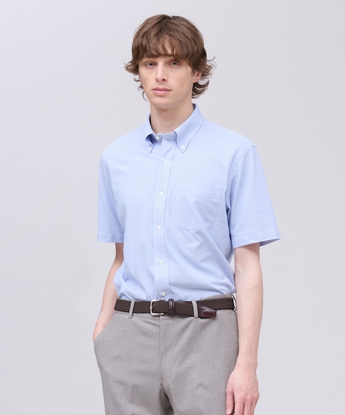 吸水速乾 / 抗菌防臭 / 遮熱 / 防シワ】【J.PRESS OXFORD JERSEY