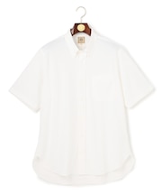 【KING SIZE】【吸水速乾 / 抗菌防臭 / 遮熱 / 防シワ】【J.PRESS OXFORD JERSEY】カノコインレイ半袖 シャツ / B.D.
