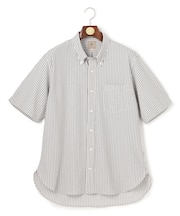 【KING SIZE】【吸水速乾 / 抗菌防臭 / 遮熱 / 防シワ】【J.PRESS OXFORD JERSEY】カノコインレイ半袖 シャツ / B.D.