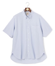 【KING SIZE】【吸水速乾 / 抗菌防臭 / 遮熱 / 防シワ】【J.PRESS OXFORD JERSEY】カノコインレイ半袖 シャツ / B.D.