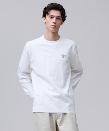 グラフィックプリント ロングスリーブTシャツ