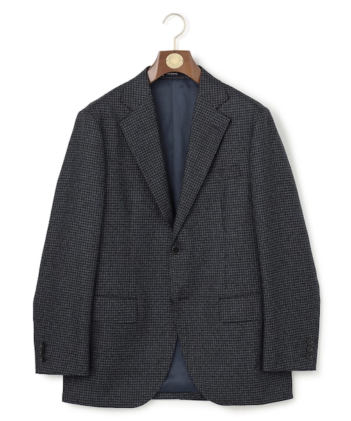 【WEB・一部店舗限定】カシミヤライクウール シェパードチェック ジャケット