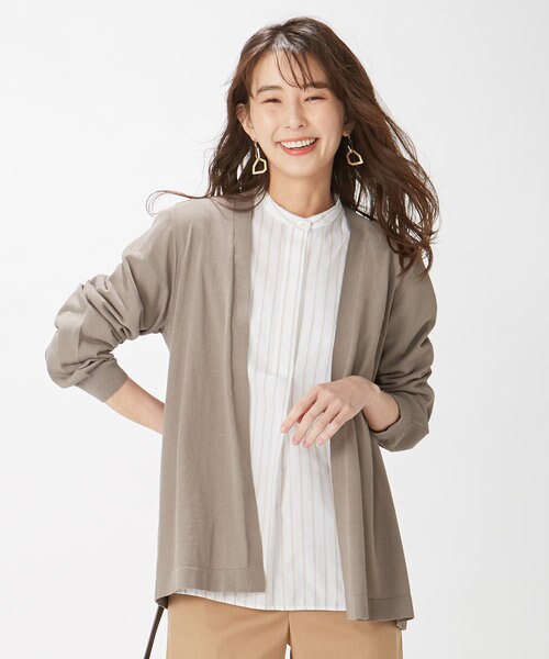 新品未使用品 cruciani シルク×リネン 48 L ベージュ カーディガン 新品未使用品 cruciani シルク×リネン 48 L ベージュ カーディガン