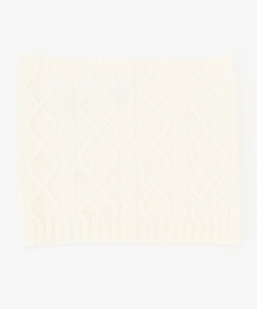 【WEB限定・洗える】VICTORIAアランニット ネックウォーマー