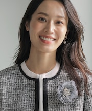 ツイード コサージュ