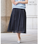 【WEB限定カラーあり・洗える】 ブライトスパンボイル スカート