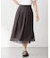 【WEB限定カラーあり・洗える】 ブライトスパンボイル スカート