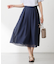 【WEB限定カラーあり・洗える】 ブライトスパンボイル スカート