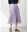 【WEB限定カラーあり・洗える】 ブライトスパンボイル スカート