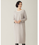 【WEB限定カラーあり・洗える】TRIM RAYON STRETCH ニット ワンピース
