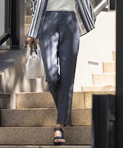 【着丈が選べる・セットアップ対応・洗える・撥水・防汚】コットンFITTYシャーク テーパード パンツ